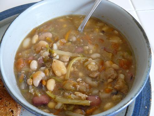 Vegan Veggie Bean Soup - Tip on the Vegan Diet from Healthy Diet Habits