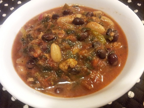 Healthy Vegetarian Mixed Bean Soup Recipe by Healthy Diet Habits