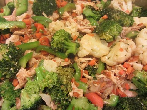 Chicken Stir Fry Recipe with Cauliflower and Broccoli from Healthy Diet Habits