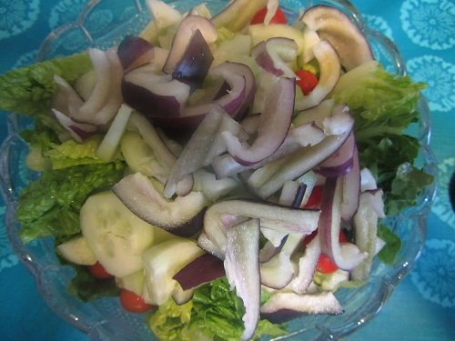 Purple Pepper Salad