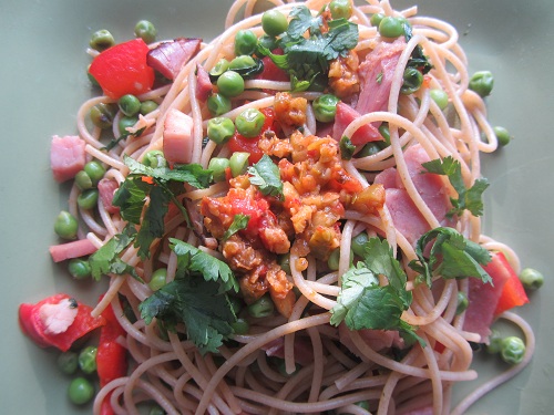 Leftover Ham Meal Ideas from Healthy Diet Habits - Ham Pasta