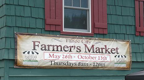 Tahoe City Farmers Market, Lake Tahoe, California - Tip on Eating Healthy Vacation Food by Healthy Diet Habits