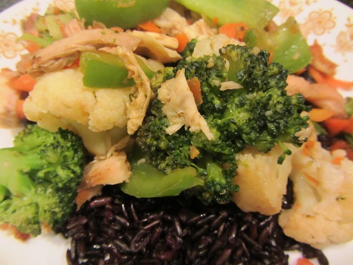 Chicken Stir Fry Recipe with Cauliflower and Broccoli from Healthy Diet Habits