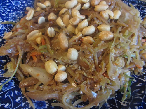 Cabbage stir fry