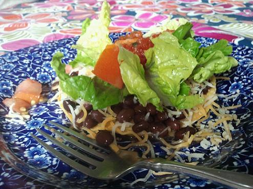 Black Bean Tostada Recipe by Healthy Diet Habits