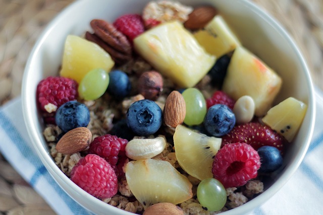 Granola Fruit and Nut Bowl