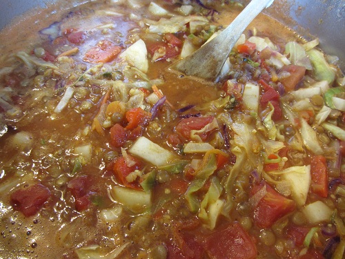 Lentil Cabbage Stew Recipe