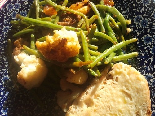 Sausage, Green Bean and Cauliflower Recipe by Healthy Diet Habits