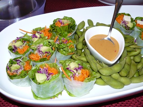 Healthy Suishi Salad Wraps