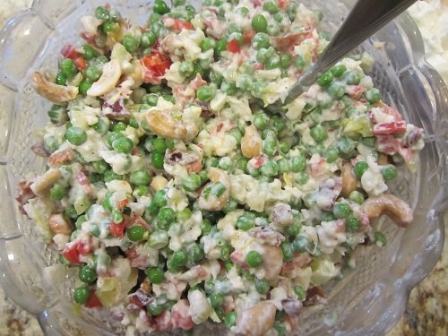 Cauliflower Pea Salad from Healthy Diet Habits