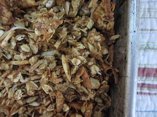 Finished Pumpkin granola