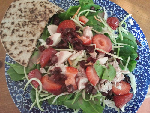 Strawberry Spinach Dinner