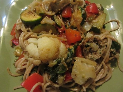 Seasonal Vegetable Pasta from Healthy Diet Habits