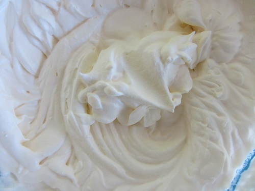 whipped cream for waffles