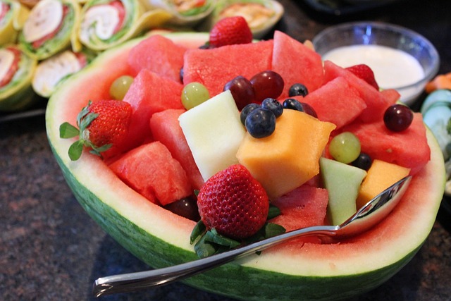 Watermelon Fruit Salad - Tips on Ending Food Deprivation by Kerry of Healthy Diet Habits